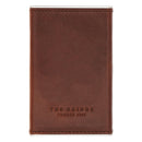 THE BRIDGE Story Line Kartenetui mit Schiebesystem aus braunem Leder mit RFID