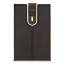 THE BRIDGE Story Line Kartenetui mit Schiebesystem aus schwarzem Leder mit RFID