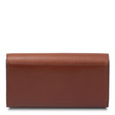 Portafoglio Donna con Bottone THE BRIDGE linea Domitilla in Pelle Marrone