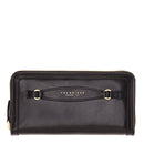 Portafoglio Donna Zip Around THE BRIDGE linea Bettina in Pelle Nera