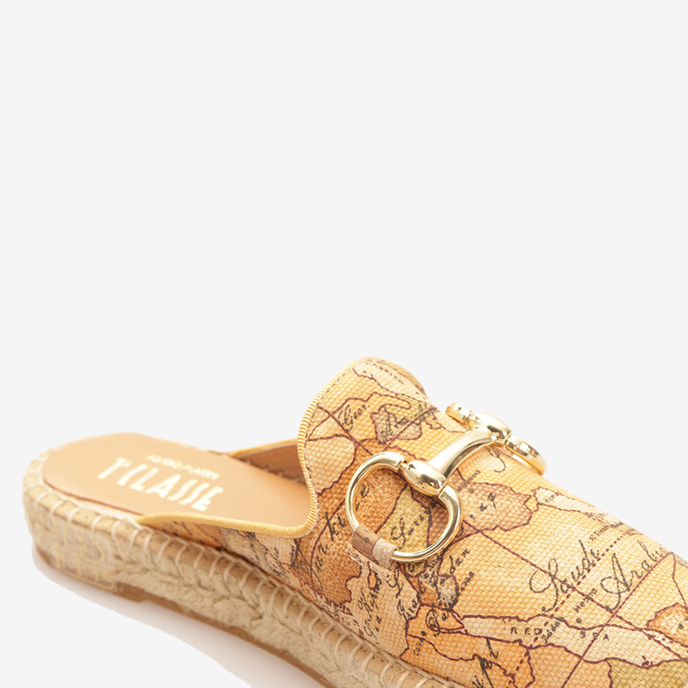 Scarpe Donna 1A Classe Alviero Martini Sabot Espadrillas Geo Classic con Suola in Corda 0197