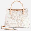 Damenhandtasche mit Schultergurt 1A Classe Alviero Martini Geo White Linie E003