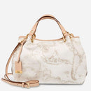 Borsa Donna a Mano con Tracolla 1A Classe Alviero Martini linea Geo White N148