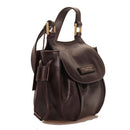 Borsa Donna a Tracolla THE BRIDGE in Pelle color Melanzana linea Camilla