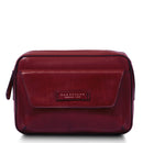THE BRIDGE Damen-Umhängetasche Diana-Linie aus bordeauxrotem Leder