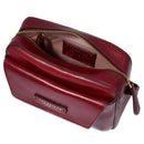 THE BRIDGE Damen-Umhängetasche Diana-Linie aus bordeauxrotem Leder