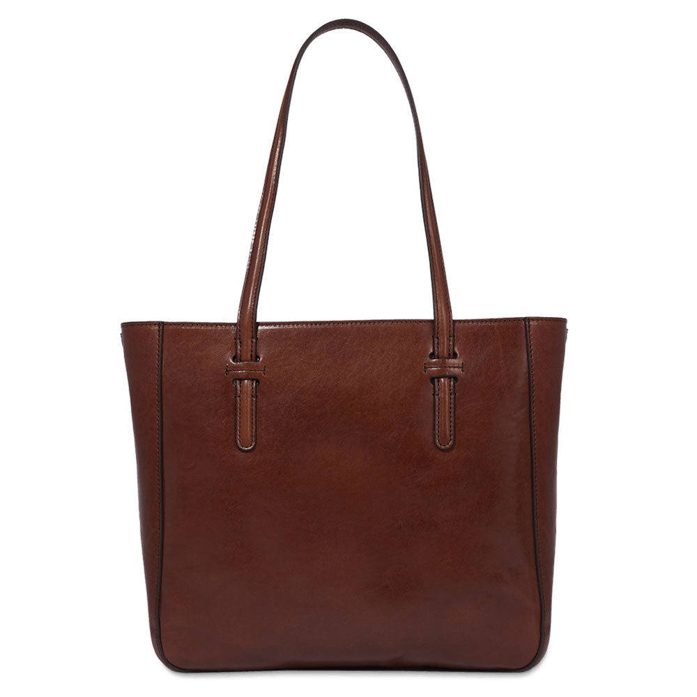 THE BRIDGE DIANA LINIE
Vertikale Damen Shopping Bag aus braunem Leder