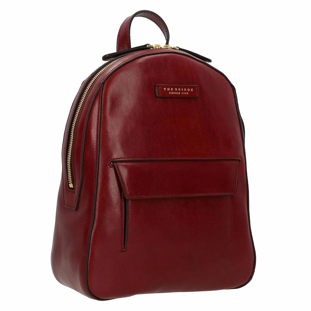 Borsone da Viaggio THE BRIDGE linea Gemma Travel in Pelle Marrone