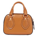 THE BRIDGE Damen-Mini-Boston-Tasche Daphne-Linie aus orangefarbenem Leder