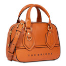THE BRIDGE Boston Bag Daphne-Linie für Damen aus orangefarbenem Leder