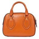 THE BRIDGE Boston Bag Daphne-Linie für Damen aus orangefarbenem Leder