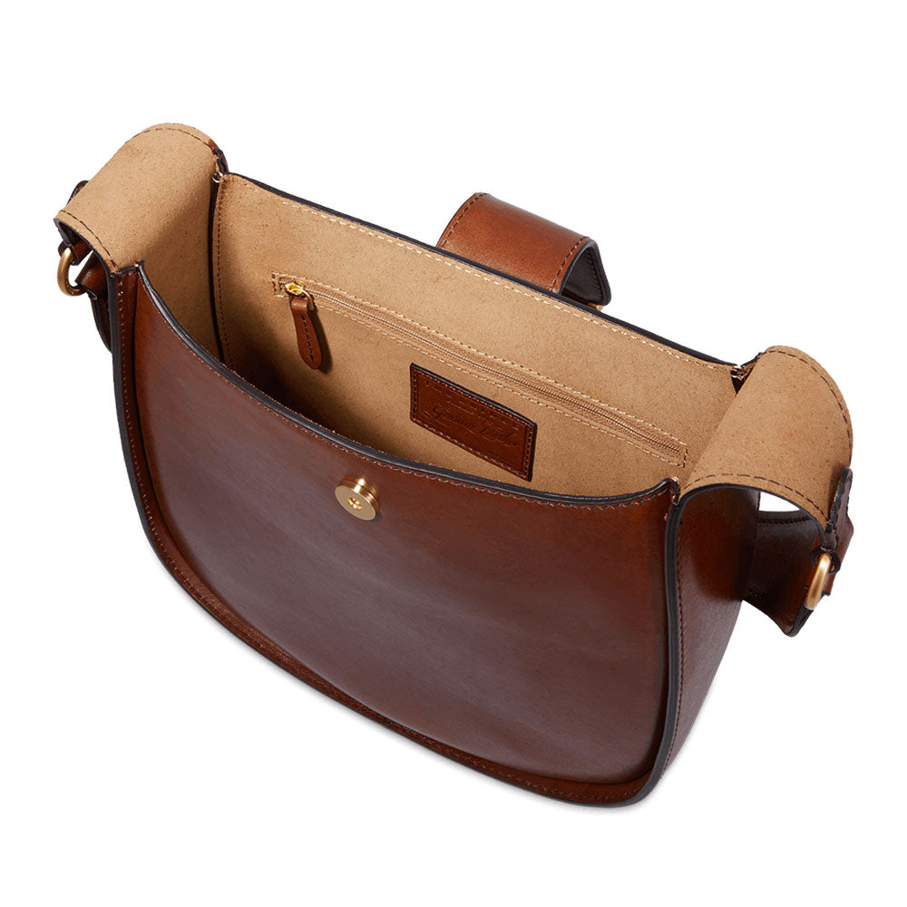 THE BRIDGE DORA LINIE
Damen Hobo Tasche aus braunem Leder