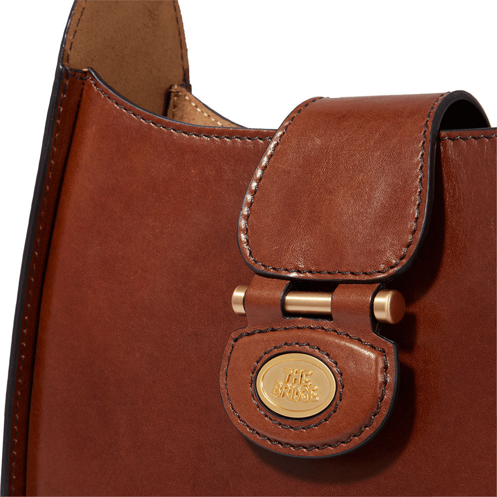 THE BRIDGE DORA LINIE
Damen Hobo Tasche aus braunem Leder