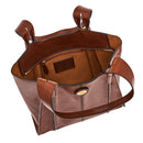 Borsa Donna Shopping THE BRIDGE linea Claudia in Pelle Marrone