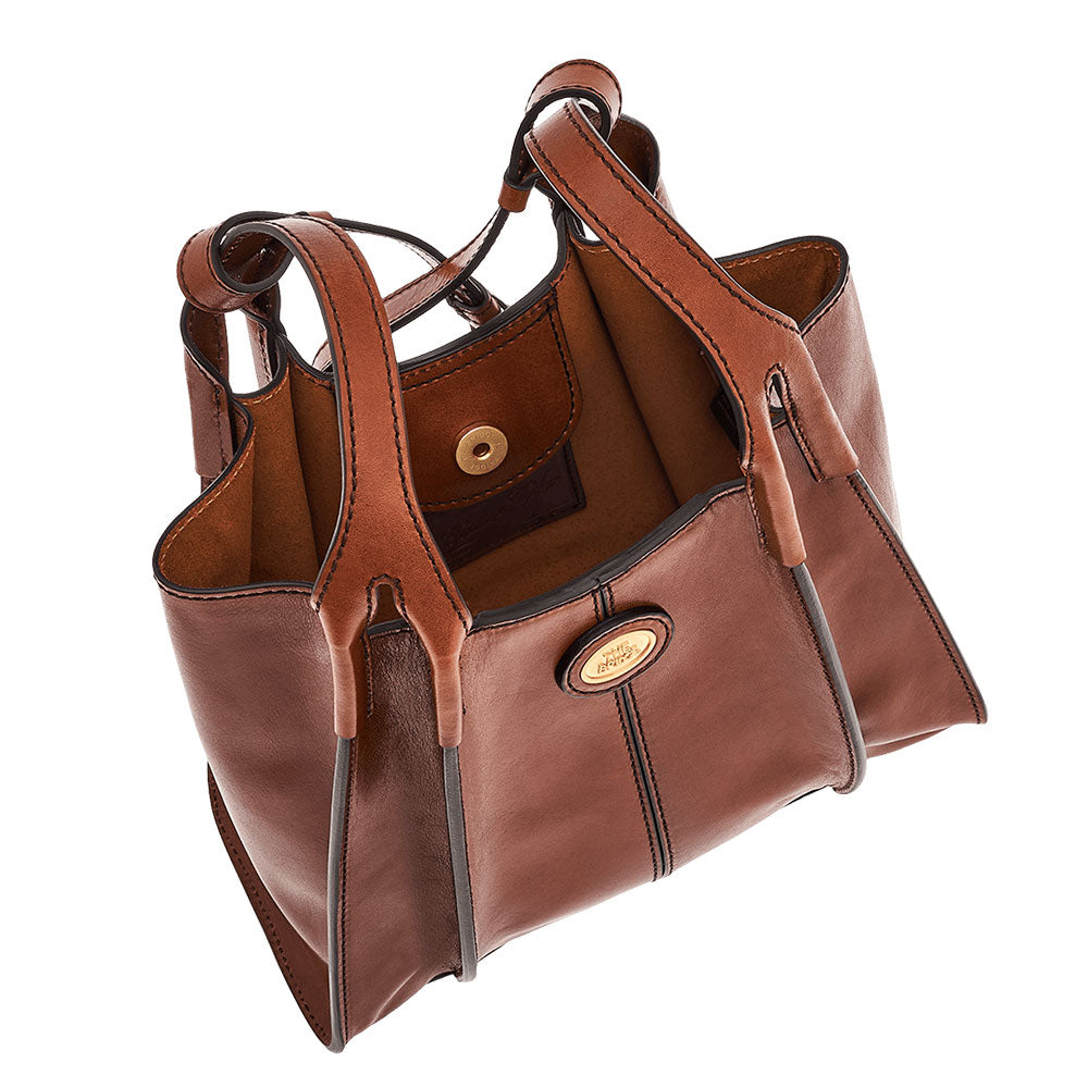 THE BRIDGE CLAUDIA LINIE
Damen Umhängetasche aus braunem Leder