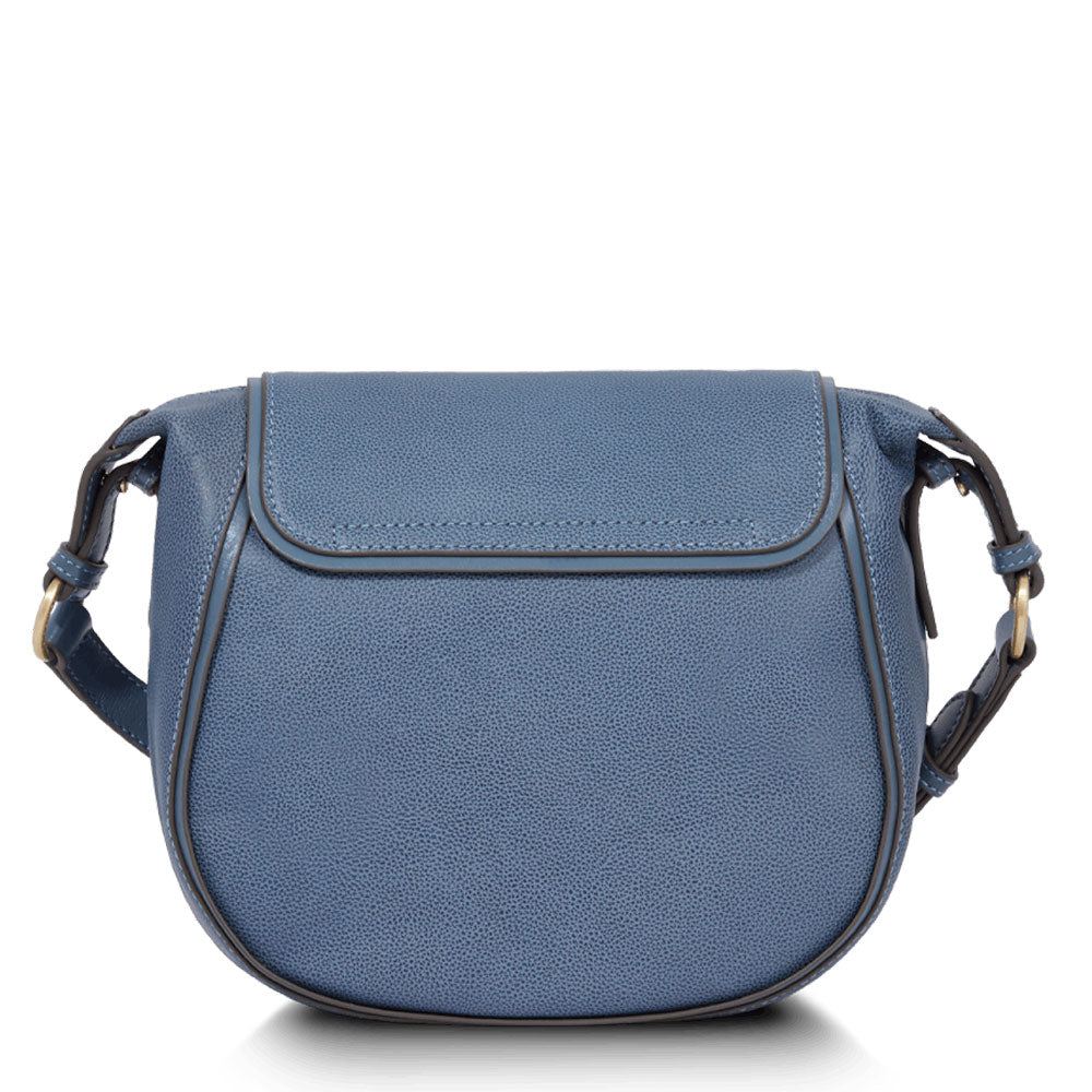 THE BRIDGE Damen-Umhängetasche Domitilla-Linie aus bordeauxrotem Leder