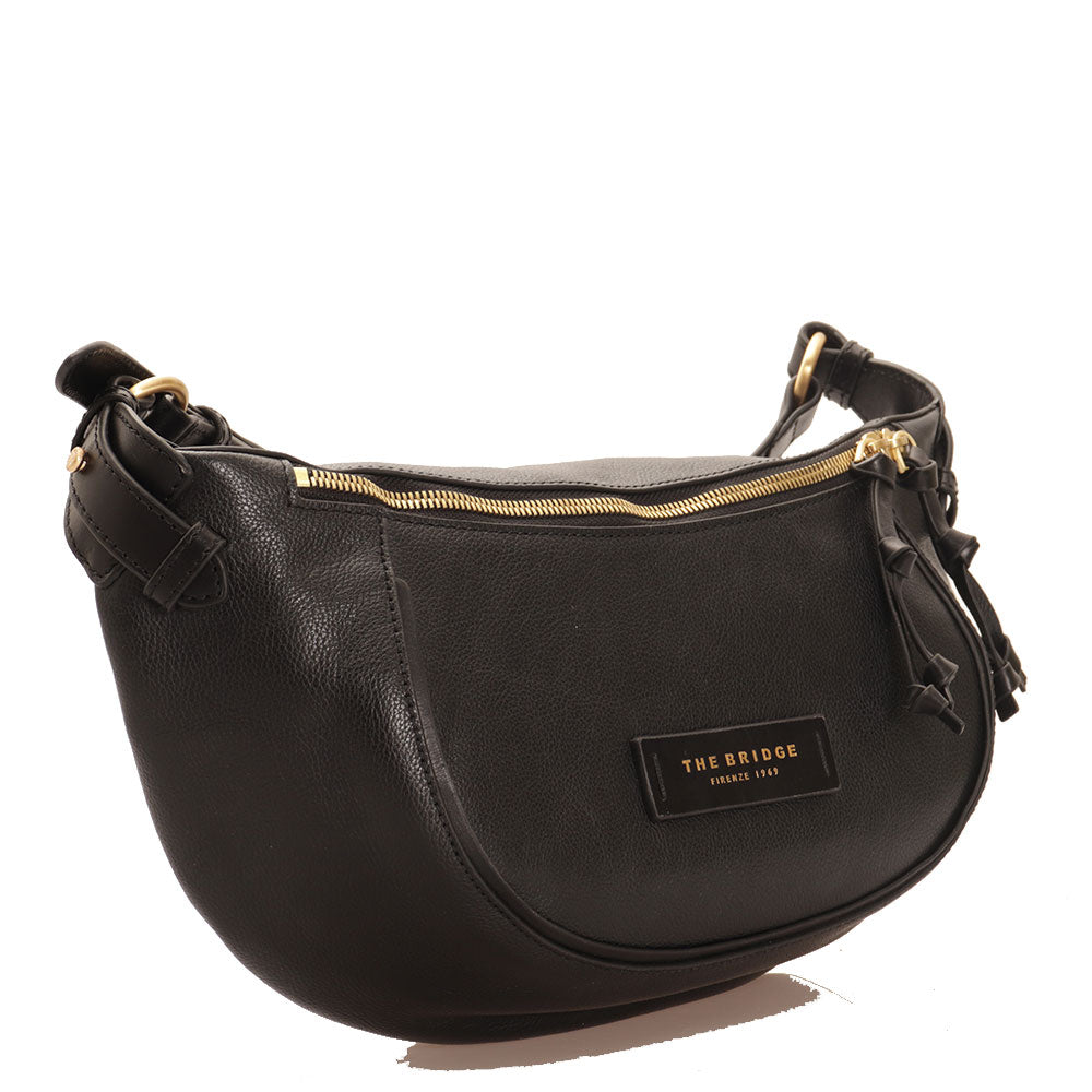 Marsupio Donna THE BRIDGE linea Domitilla in Pelle Nera