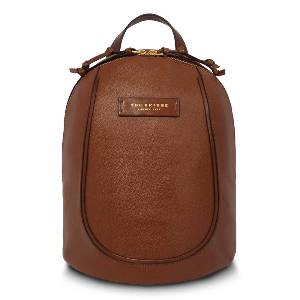 Zaino Donna THE BRIDGE linea Domitilla in Pelle Marrone