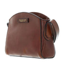 THE BRIDGE Damen-Umhängetasche Costanza-Linie aus braunem Leder