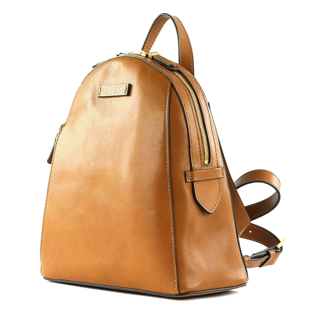 THE BRIDGE Damenrucksack Costanza-Linie aus cognacfarbenem Leder