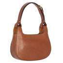 Borsa Donna Hobo Piccola a Spalla THE BRIDGE in Pelle Marrone linea Lucia