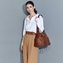 Borsa Donna Hobo THE BRIDGE linea Carlotta in Pelle Marrone
