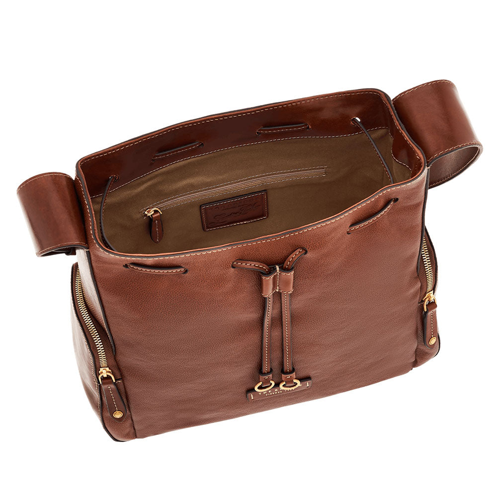 Borsa Donna Hobo THE BRIDGE linea Carlotta in Pelle Marrone