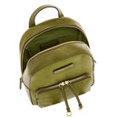 THE BRIDGE Damenrucksack Carlotta-Linie aus grünem Leder