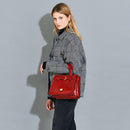 THE BRIDGE Damenhandtasche Biba-Linie aus braunem Leder