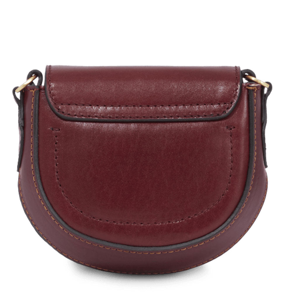 Borsa Donna Mini a Tracolla THE BRIDGE linea Bettina in Pelle Bordeaux