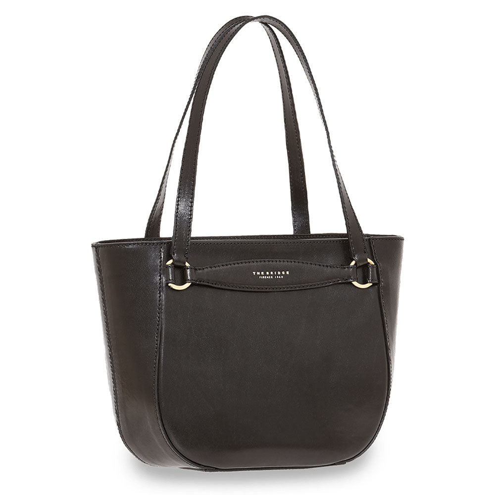 Borsa Donna Shopper THE BRIDGE linea Bettina in Pelle Nera