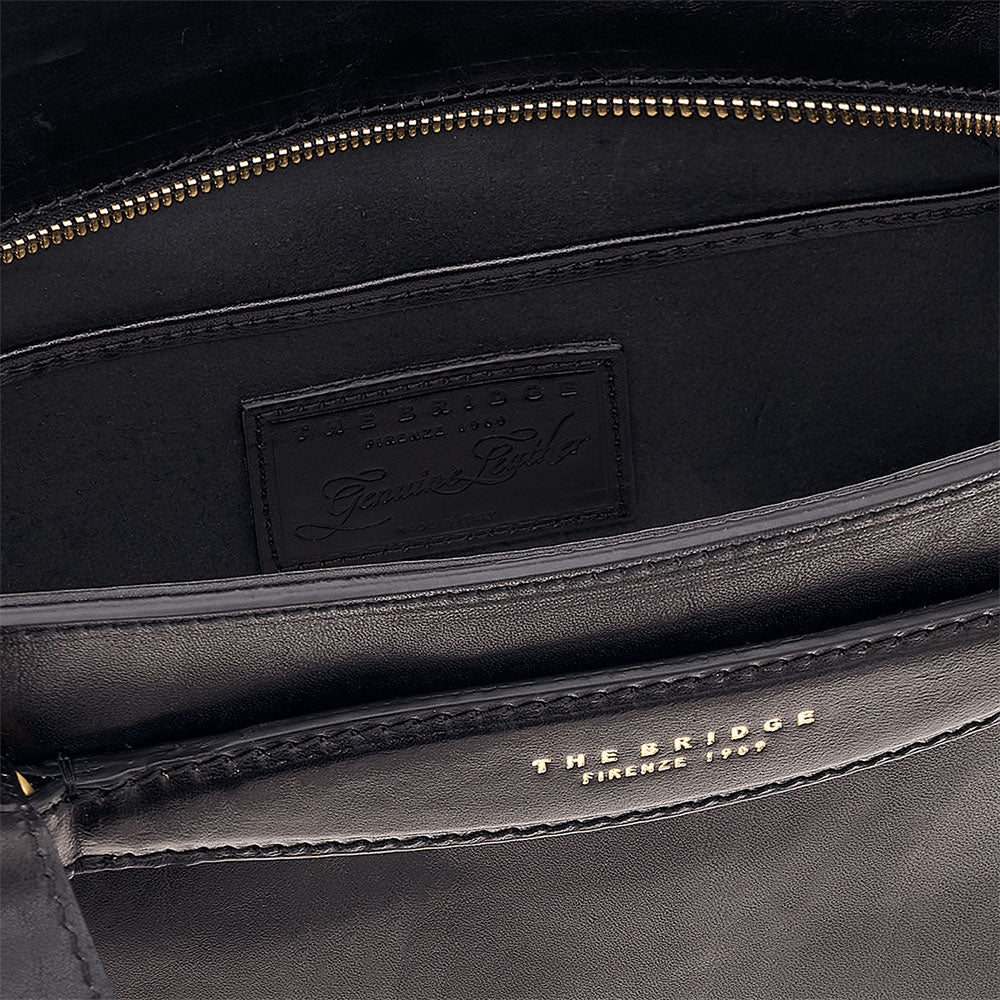 Borsa Donna Shopper THE BRIDGE linea Bettina in Pelle Nera
