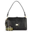 Borsa Donna Media a Spalla con Tracolla THE BRIDGE in Pelle Nera linea Beatrice