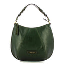 Hobo-Tasche für Damen mit Schultergurt THE BRIDGE Brigida-Linie aus grünem Leder