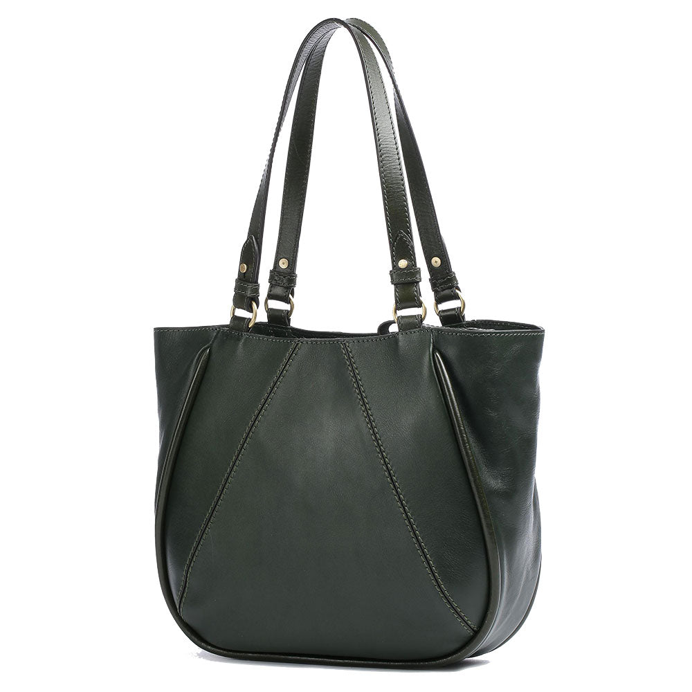 Borsa Donna Shopper THE BRIDGE linea Brigida in Pelle Verde