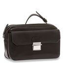 Pochette Uomo con Tracolla THE BRIDGE in Pelle Nera linea Dante