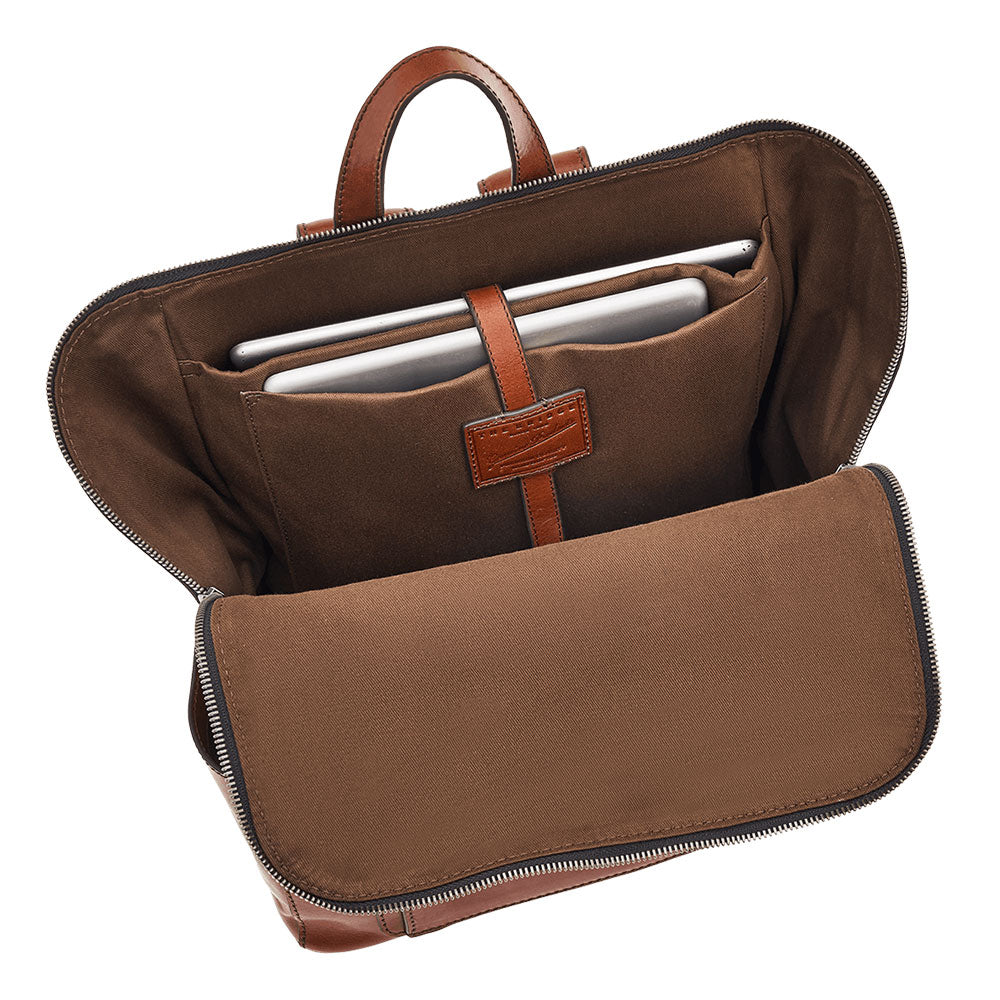 Zaino Uomo Grande THE BRIDGE linea Alberto in Pelle Marrone