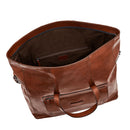 THE BRIDGE Reisetasche Alberto-Linie aus braunem Leder