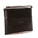 Pochette Donna Media con Polsiera THE BRIDGE linea Lucrezia in Pelle Nera