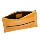 Pochette Donna Media con Polsiera THE BRIDGE linea Lucrezia in Pelle Giallo Mais