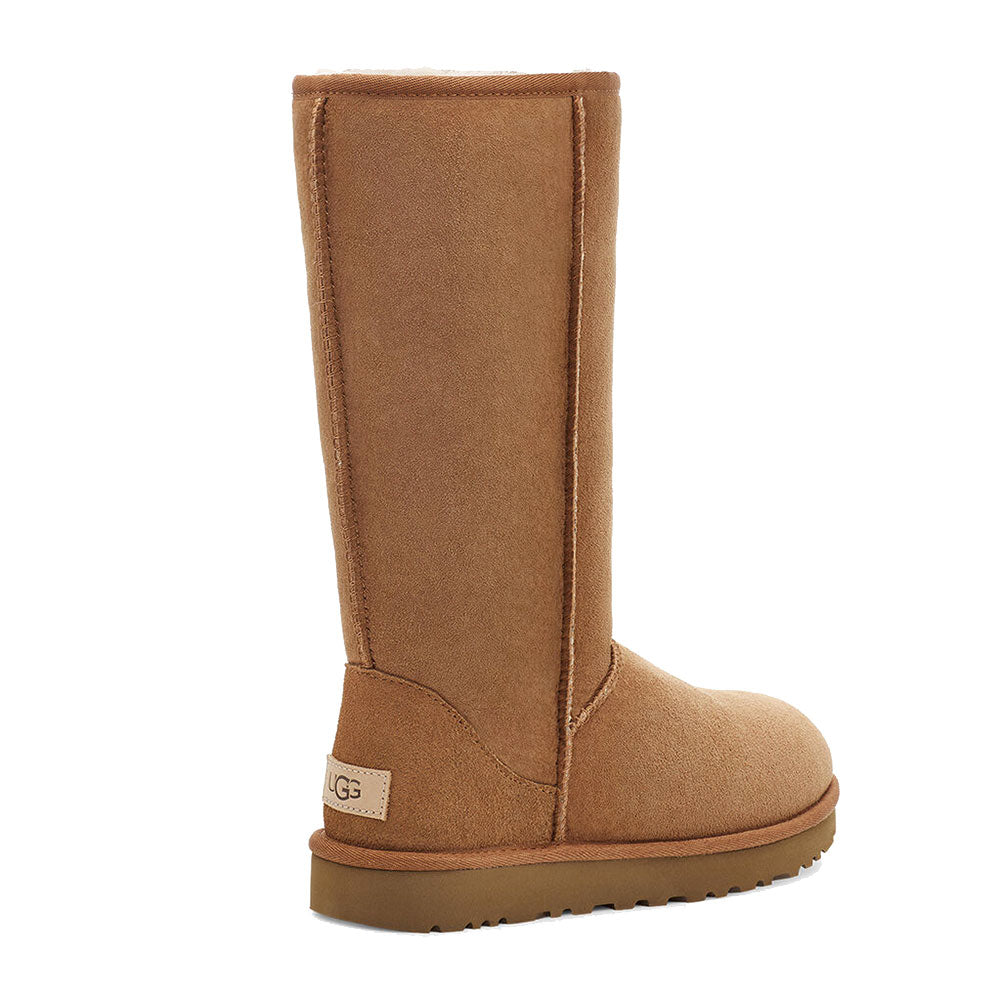 Stivali Donna UGG Classic Tall II in Pelle Scamosciata colore Chestnut