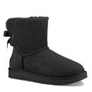 Stivaletti Donna UGG Mini Bailey Bow II in Pelle Scamosciata colore Nero