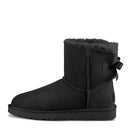 Stivaletti Donna UGG Mini Bailey Bow II in Pelle Scamosciata colore Nero