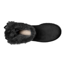 Stivaletti Donna UGG Mini Bailey Bow II in Pelle Scamosciata colore Nero