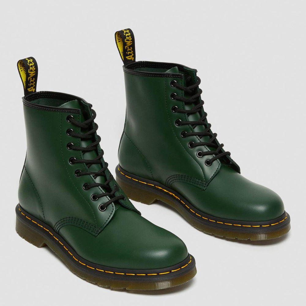 Scarpe DR. MARTENS Stivali linea 1460 in Pelle Verde