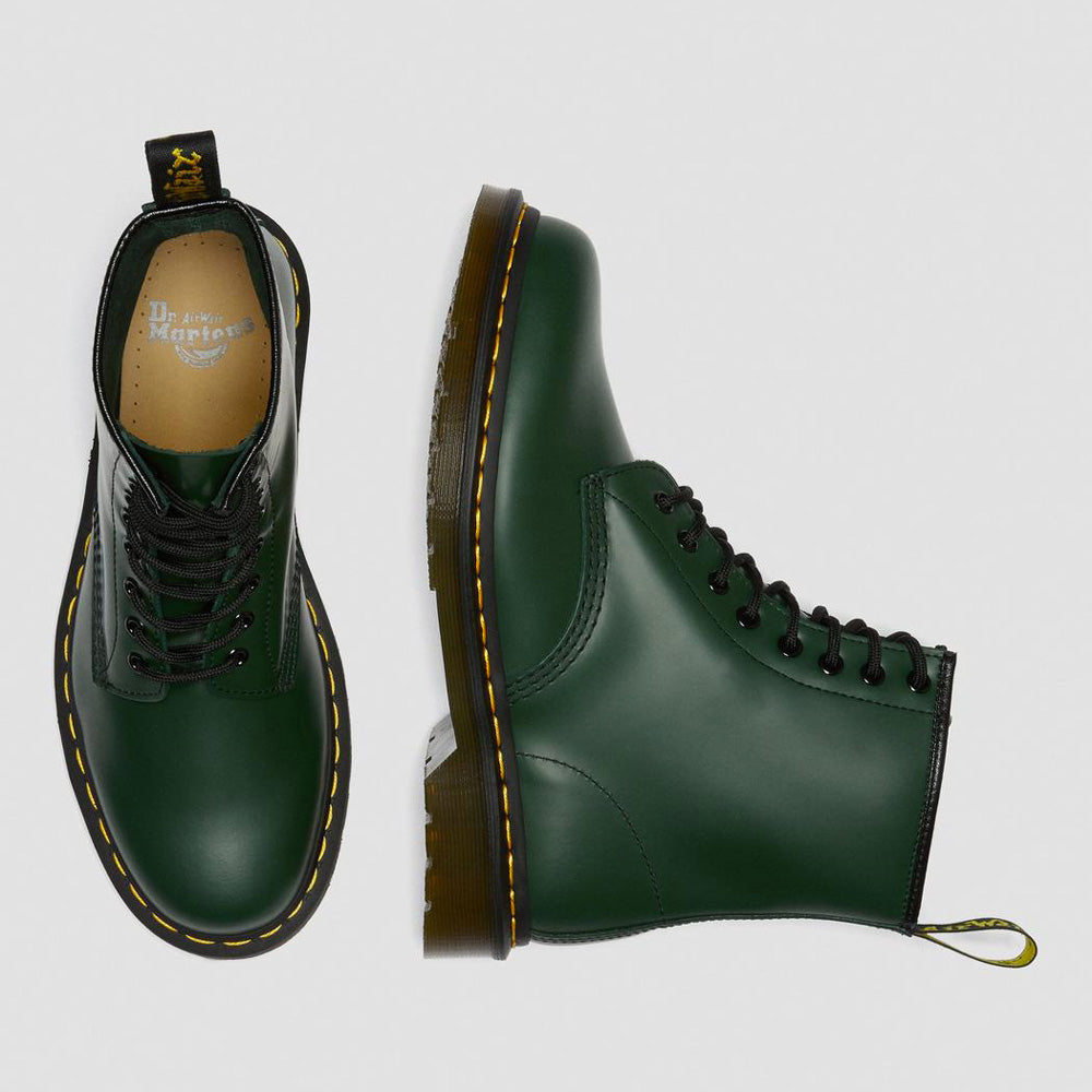 Scarpe DR. MARTENS Stivali linea 1460 in Pelle Verde