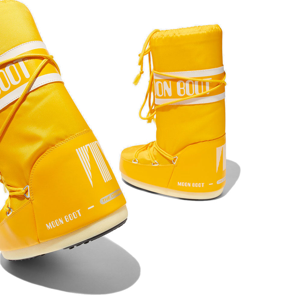 Stivali da Neve Unisex MOON BOOT Nylon Colore Giallo