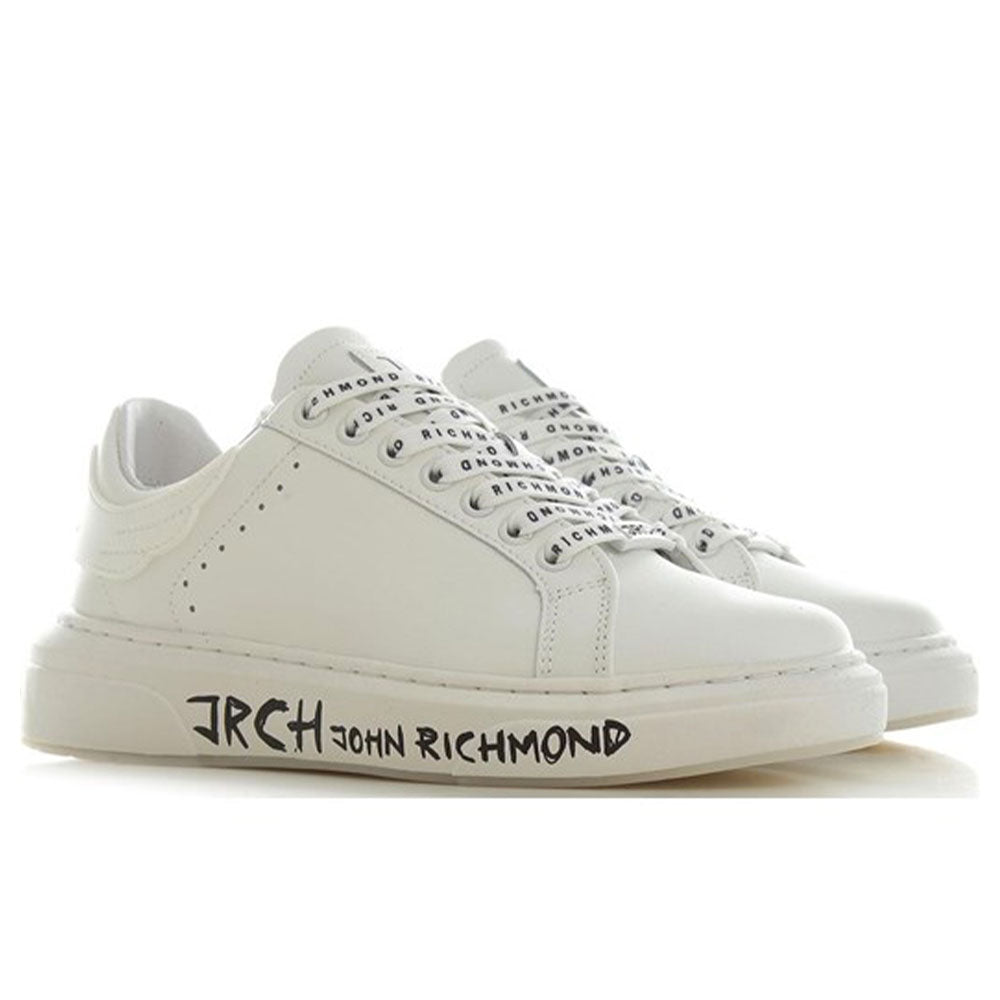 Scarpe Donna JOHN RICHMOND Sneakers Running in Pelle Bianca - 14122