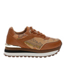 Damenschuhe 1A Classe Alviero Martini Running Sneakers Farbe Cognac und Geo Beige 1690