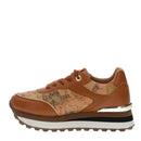 Damenschuhe 1A Classe Alviero Martini Running Sneakers Farbe Cognac und Geo Beige 1690